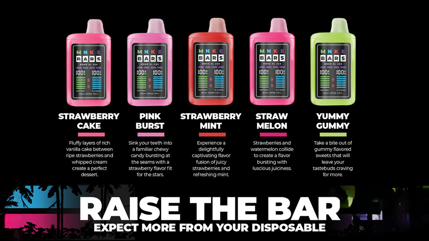 MNKE Bars XL 25K: Redefining Disposable Vaping – Zistock