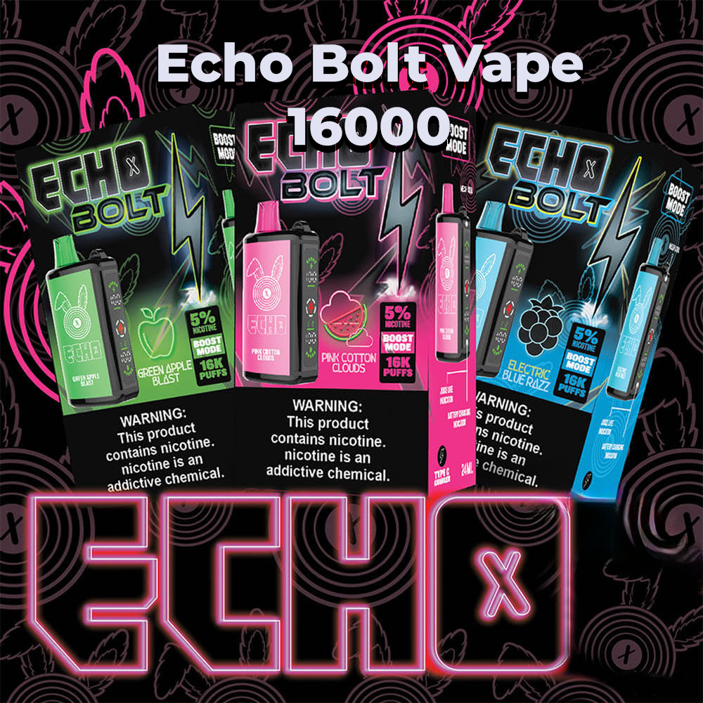 Echo Bolt 16K: Redefining the Vaping Experience Zistock Echo Bolt 16K: Redefining the Vaping Experience Zistock