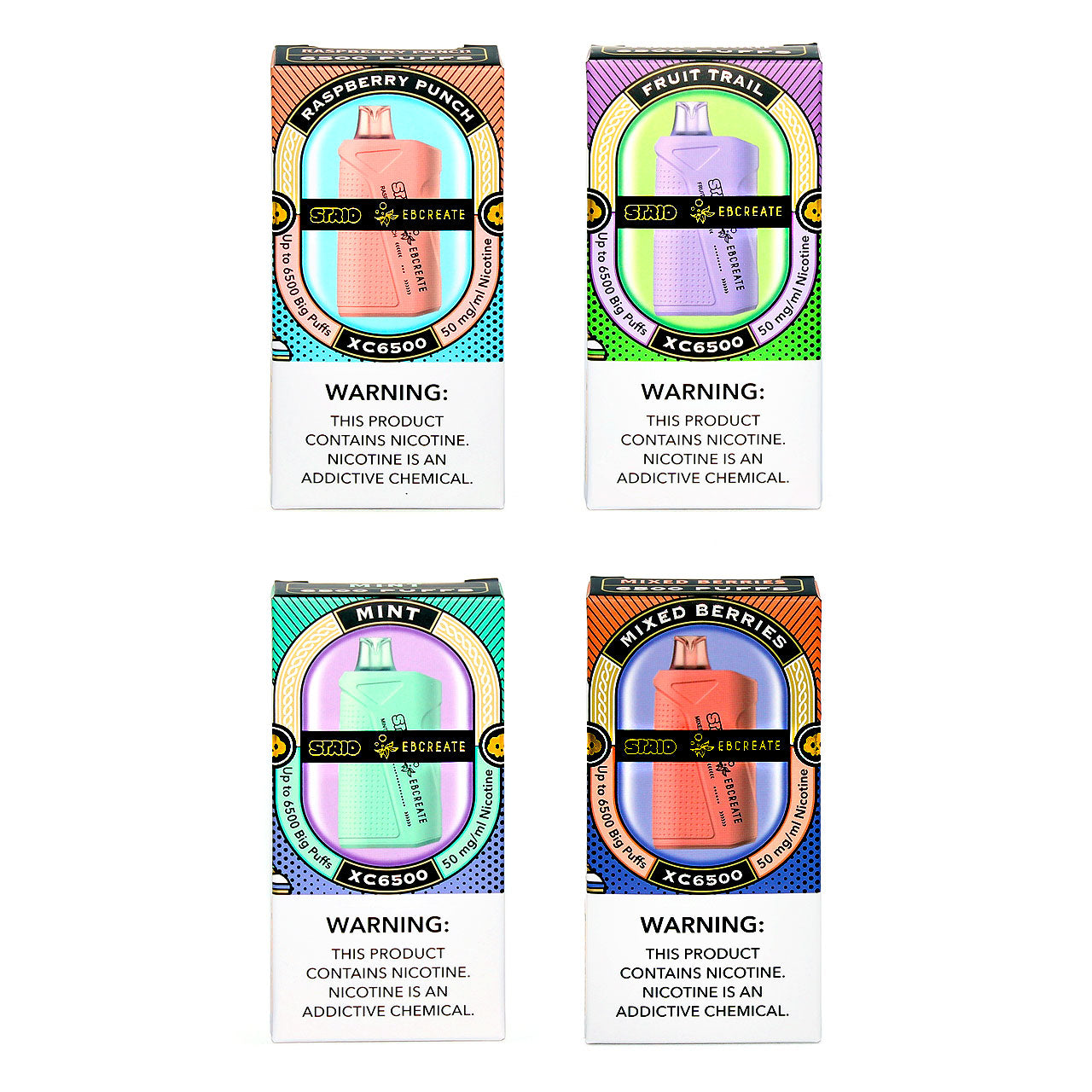 EBCreate Strio XC6500 Disposable Vape | 6500 Puffs | E&B Zistock EBCreate Strio XC6500 Disposable Vape | 6500 Puffs | E&B Zistock