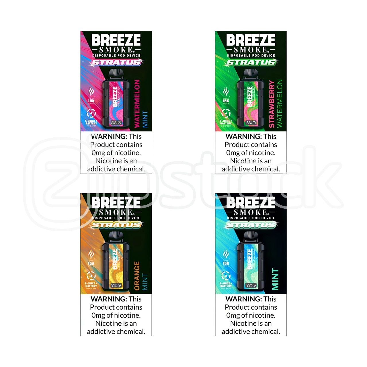 Breeze Stratus 15K 0% Nicotine Disposable