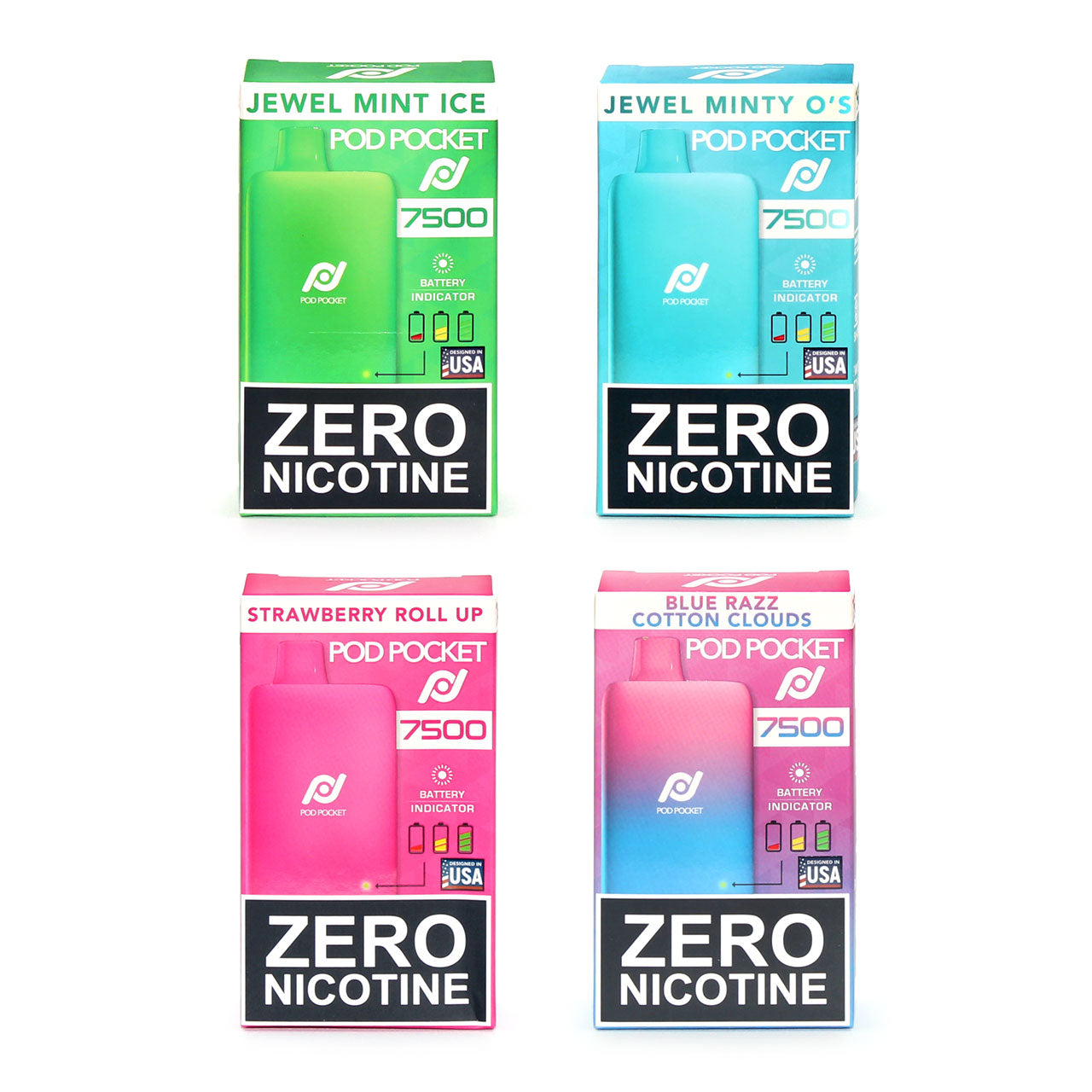 Pod Pocket 7500 ZERO Nic Vape | Nicotine FREE Zistock Pod Pocket 7500 ZERO Nic Vape | Nicotine FREE Zistock