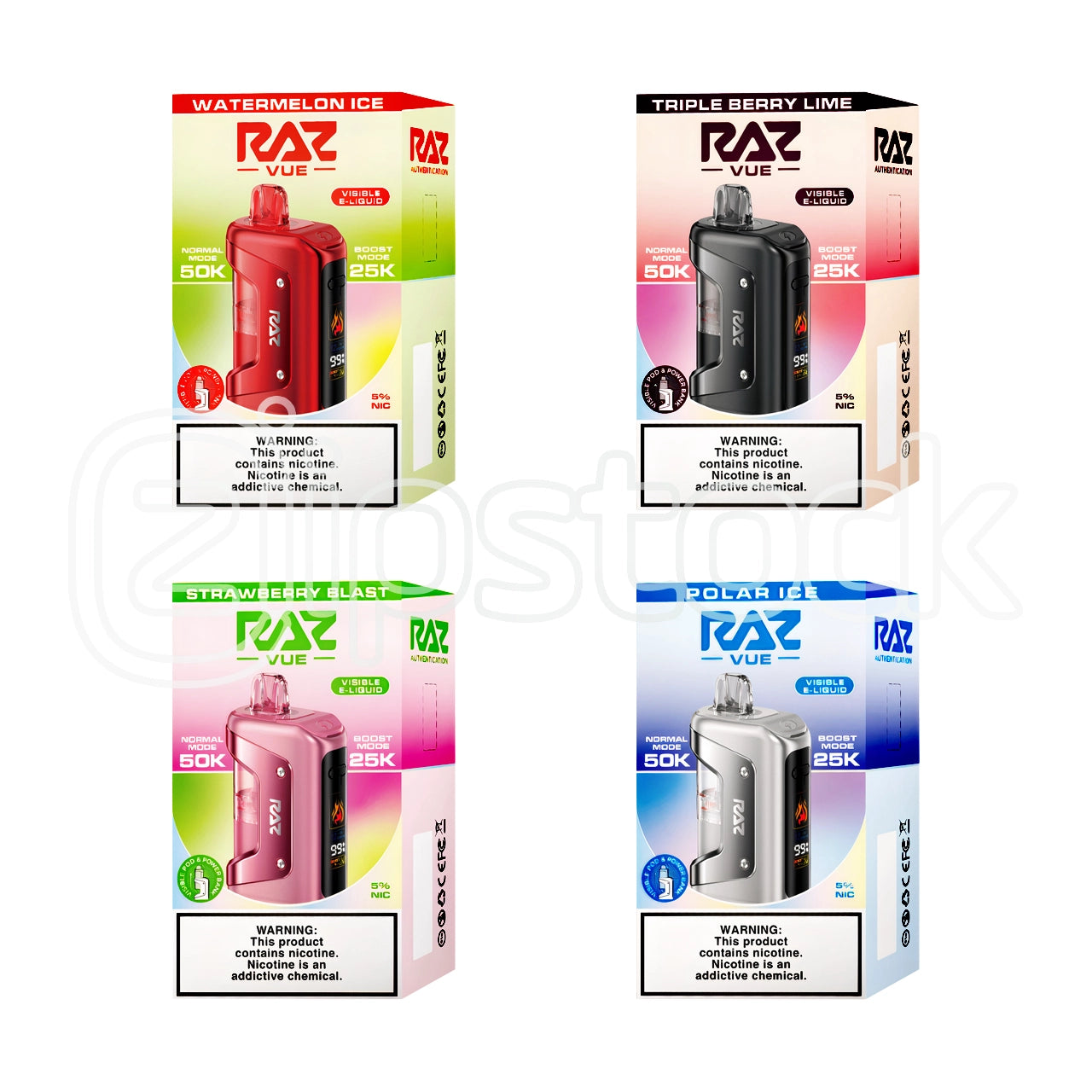 RAZ VUE 50000 Puffs Kit & Pod Disposable