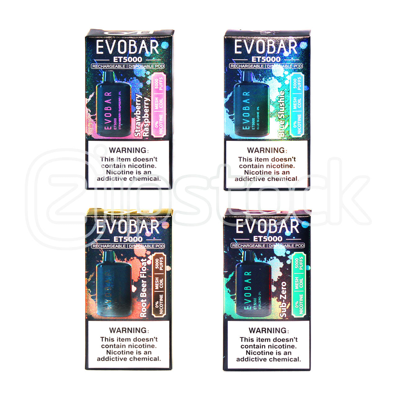 EvoBar Vape ET5000 ZERO Nicotine