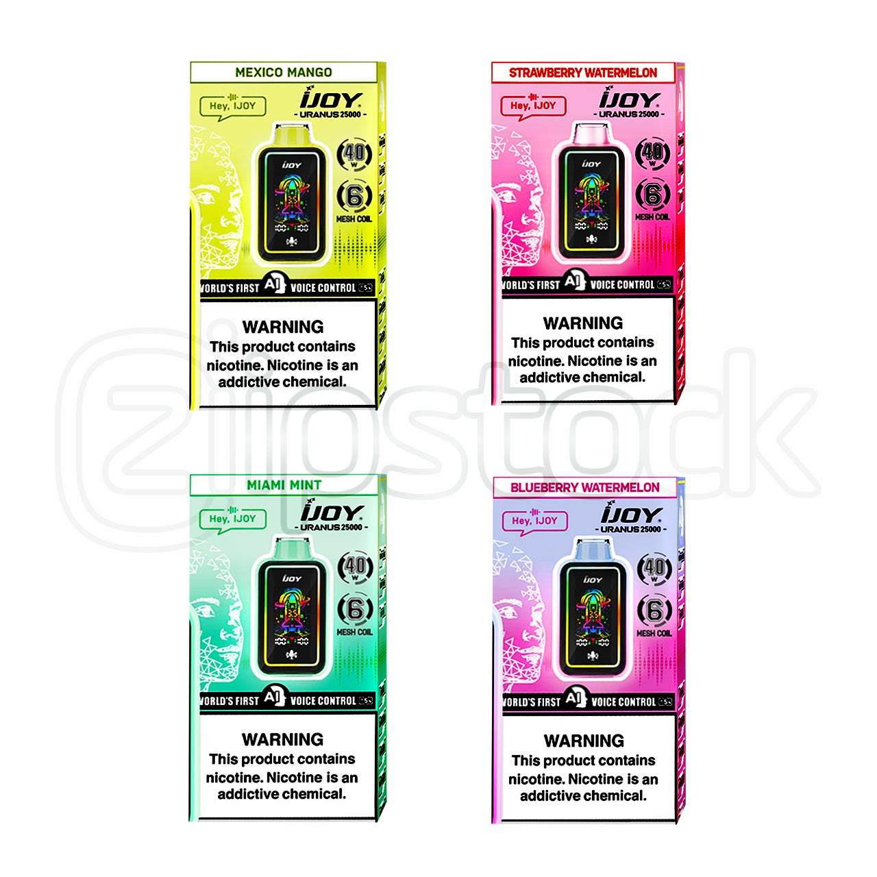 iJoy Uranus Vape AI Voice Control 25000 Puffs