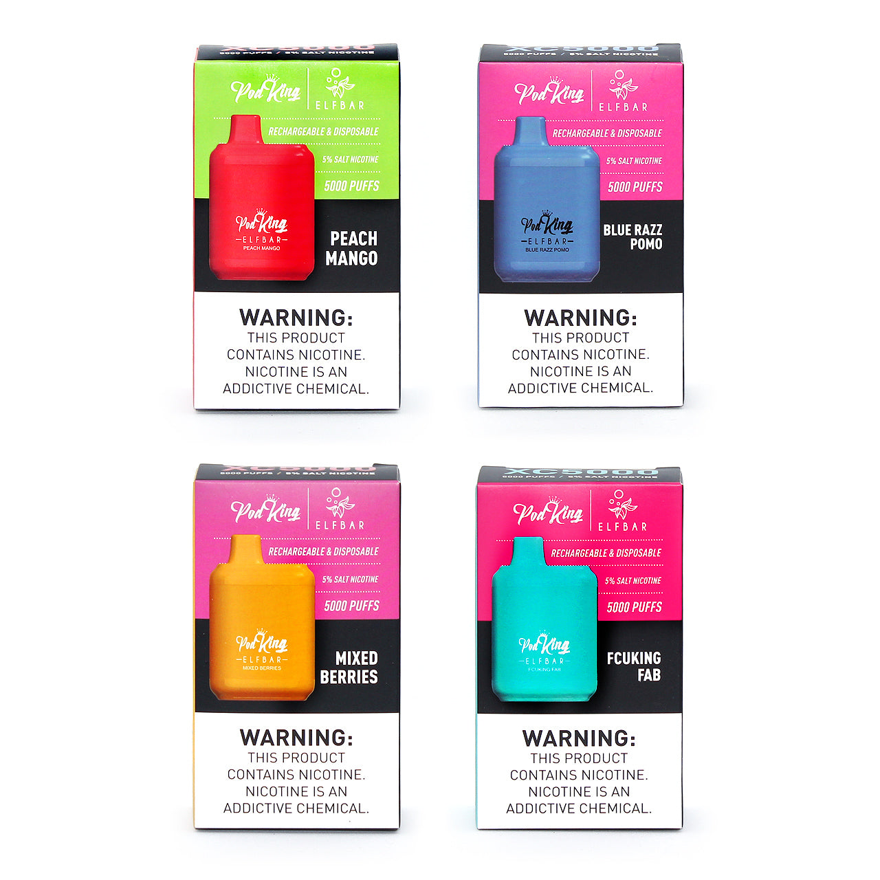 Pod King & Elf Bar XC5000 Vape