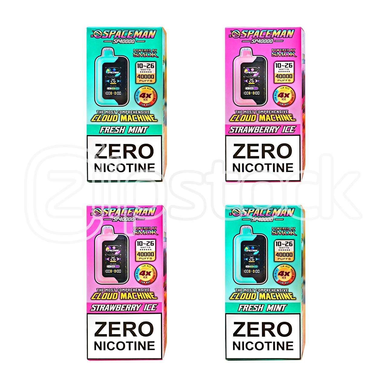 Spaceman SP40000 Zero Nicotine Disposable Vape