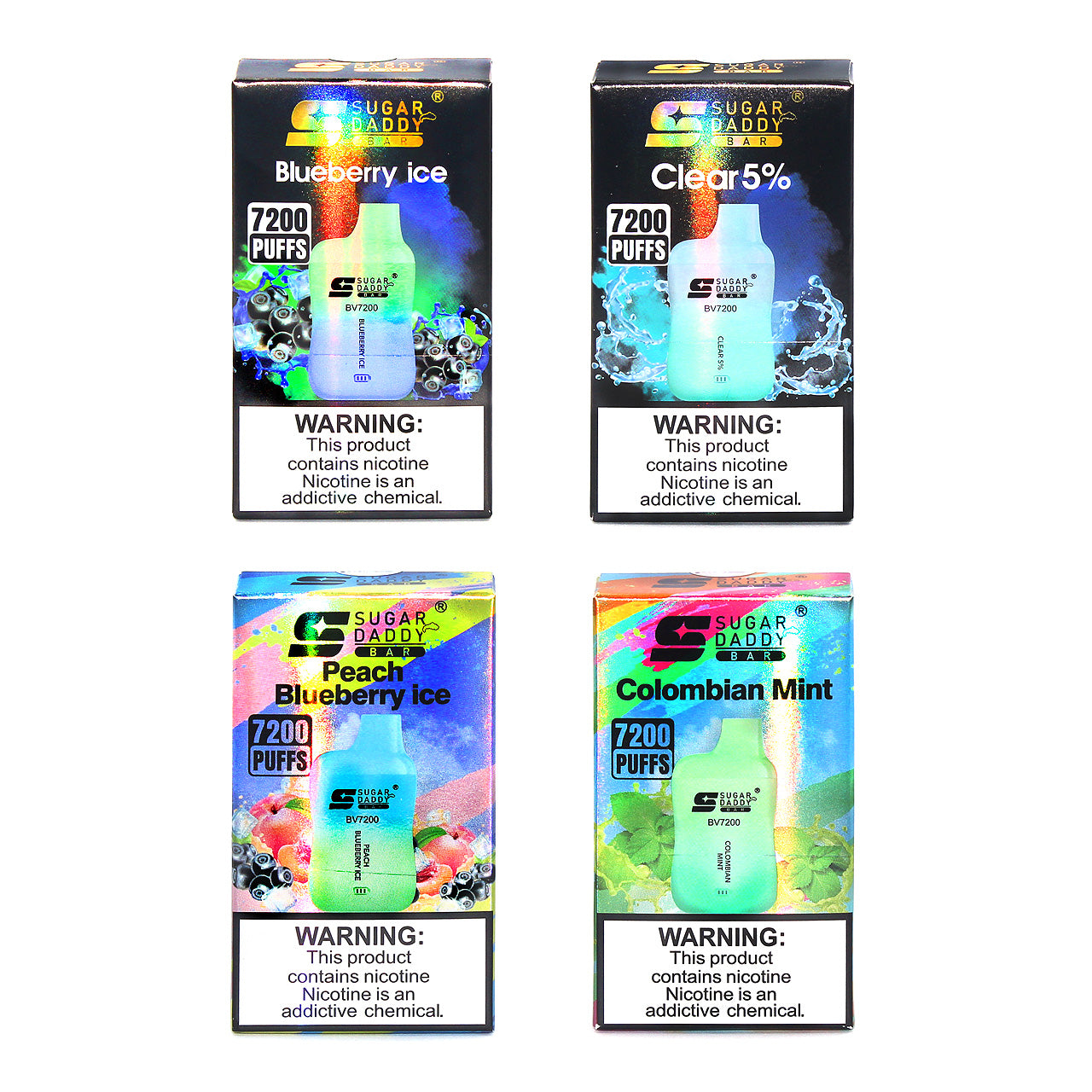 Sugar Daddy Bar 7200 Puff Vape