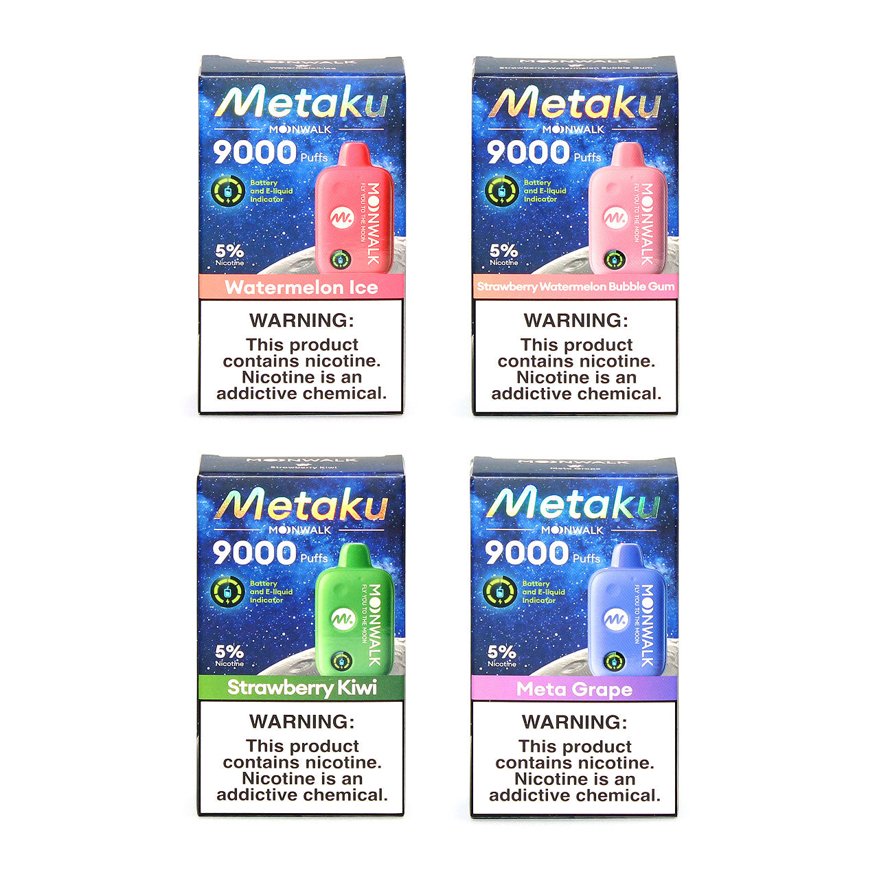 Moonwalk 9000 Puff Smart Vape by Metaku | Rechargeable Flavors Zistock Moonwalk 9000 Puff Smart Vape by Metaku | Rechargeable Flavors Zistock