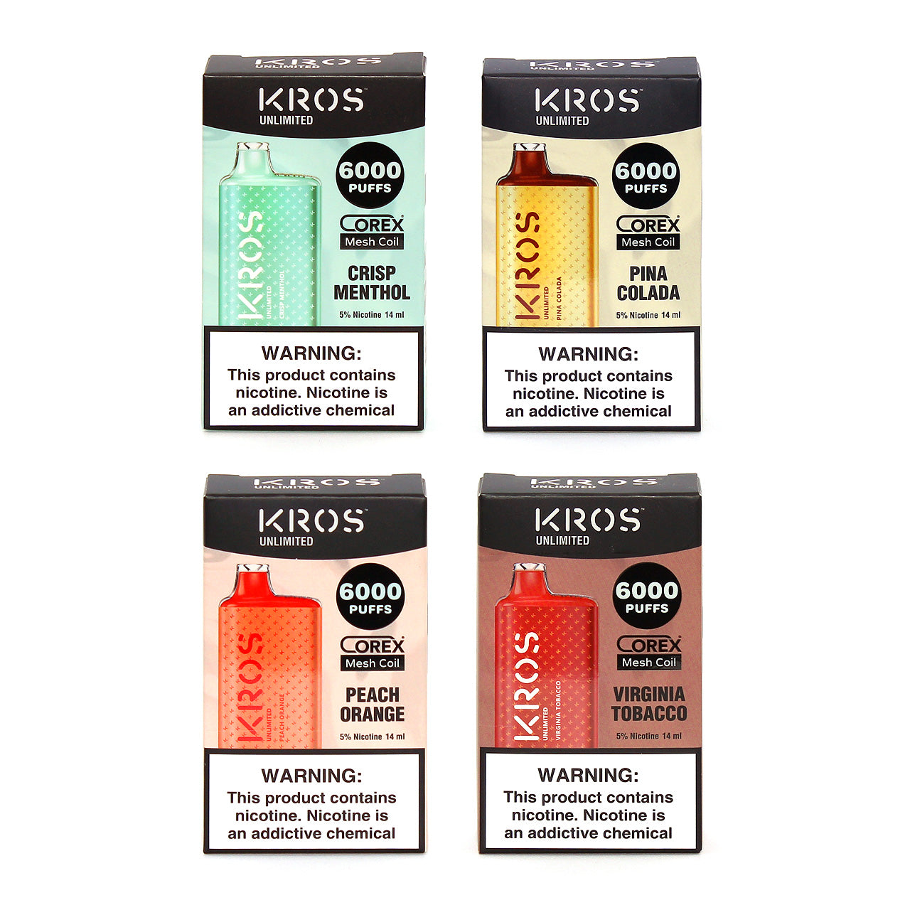 KROS Unlimited 6000 Puffs Vape | Kros III eCig Flavors Zistock KROS Unlimited 6000 Puffs Vape | Kros III eCig Flavors Zistock