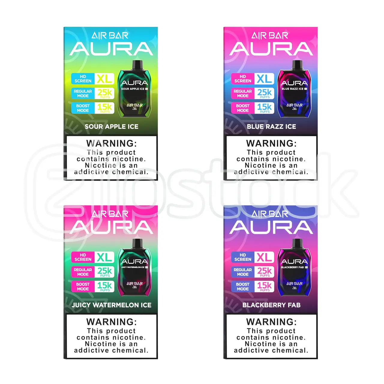 Air Bar AURA 25000 Disposable Vape | Flavors PTC Chip eCigs Zistock Air Bar AURA 25000 Disposable Vape | Flavors PTC Chip eCigs Zistock