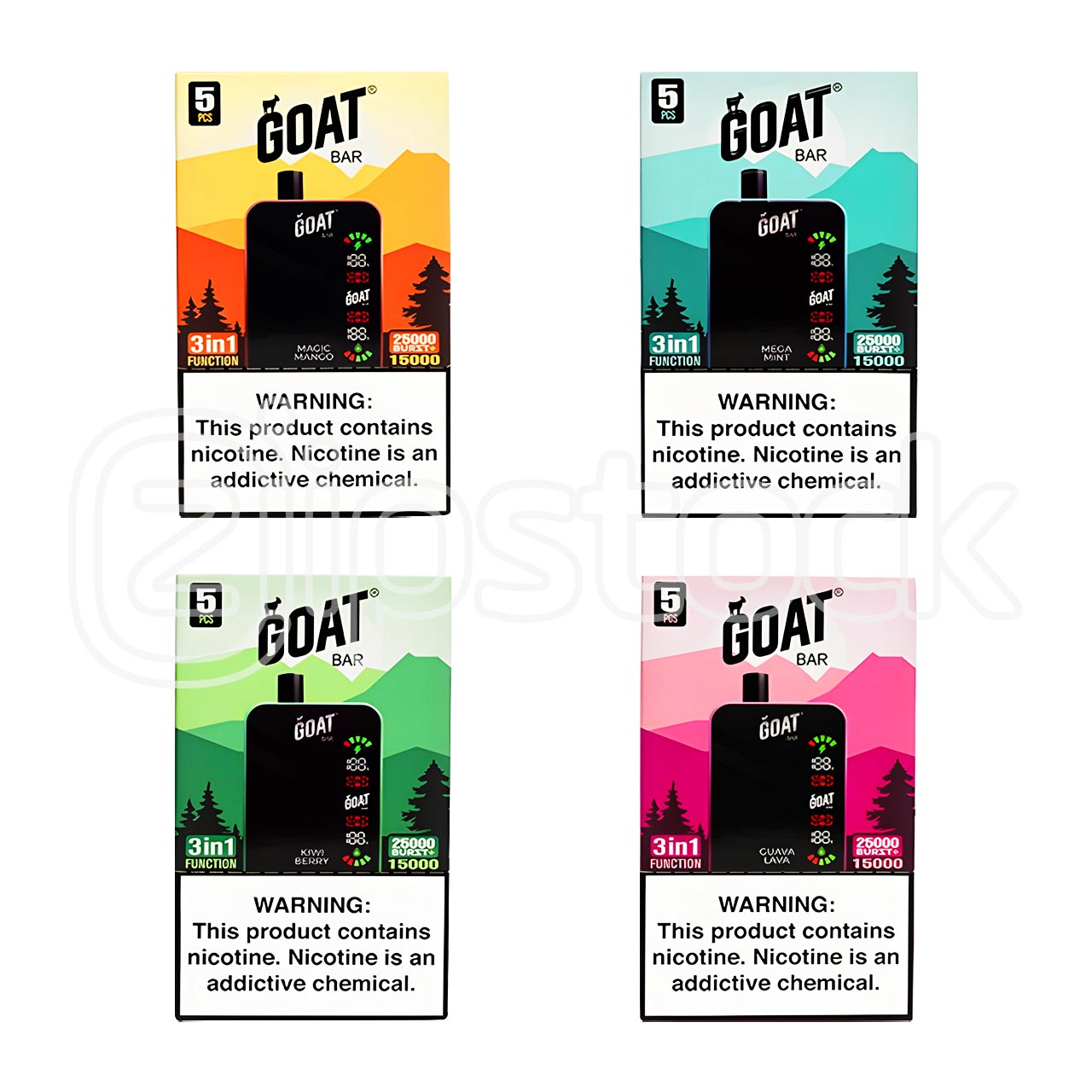 Goat Bar 25000 3in1 Disposable Vape