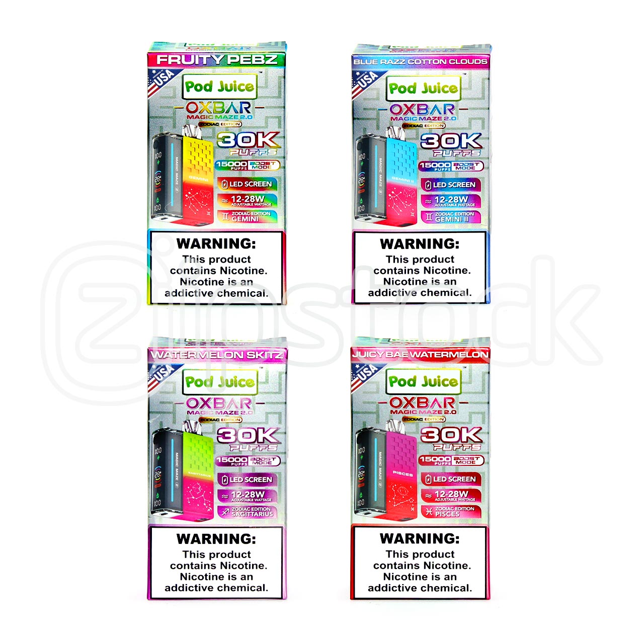 Pod Juice x OXBAR 30K Magic Maze 2.0 Vape | Zodiak Edition Zistock Pod Juice x OXBAR 30K Magic Maze 2.0 Vape | Zodiak Edition Zistock