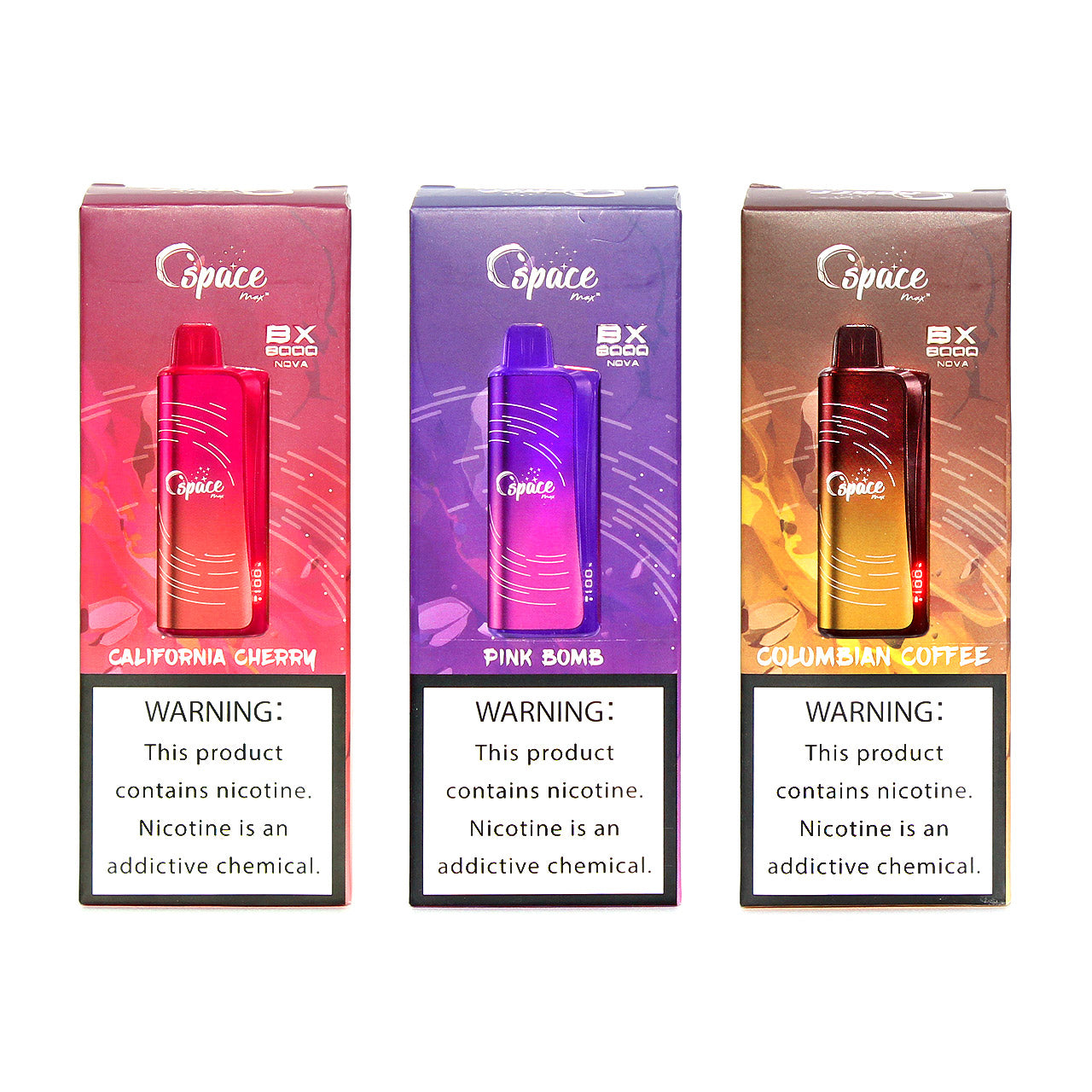 Space Max BX8000 Disposable Vape - 8000 Puffs, 15mL E-Liquid, Mesh Coil Zistock Space Max BX8000 Disposable Vape - 8000 Puffs, 15mL E-Liquid, Mesh Coil Zistock