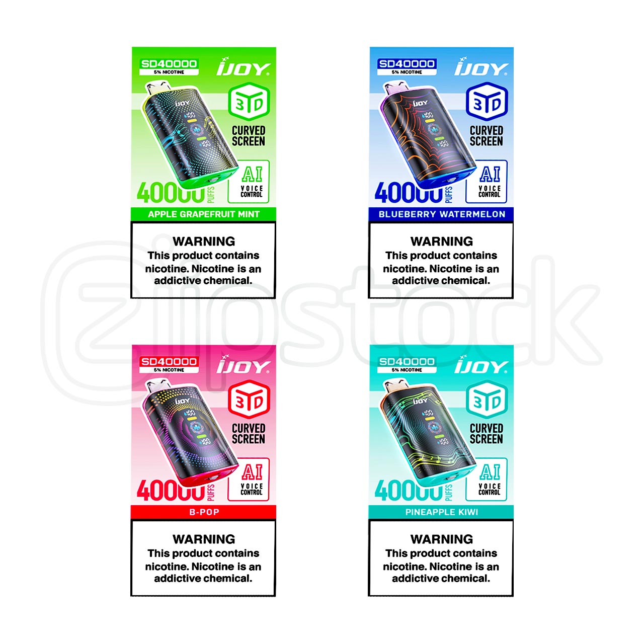 iJoy SD40000 Bluetooth AI Vape | Smart eCig with Voice Control Zistock iJoy SD40000 Bluetooth AI Vape | Smart eCig with Voice Control Zistock