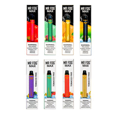 Mr Fog Max Disposable Vape Flavors
