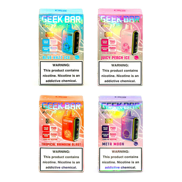 Geek Bar Pulse 15K Puffs Smart Vape | Flavors Zistock Geek Bar Pulse 15K Puffs Smart Vape | Flavors Zistock