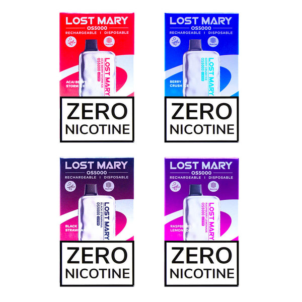 Lost Mary OS5000 ZERO Nicotine Vape | FREE Nic Flavors 0%  Zistock