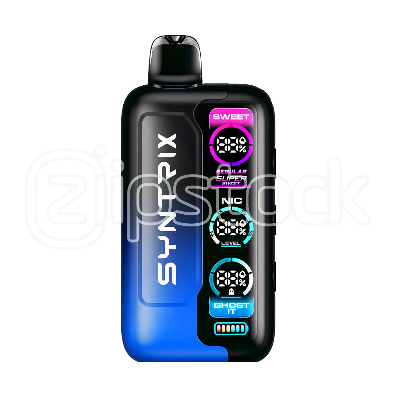 Buy SYNTRIX Ghost It 40K Vape Pod Juice Collab, Adjustable Nicotine Ziip Stock Buy SYNTRIX Ghost It 40K Vape Pod Juice Collab, Adjustable Nicotine Ziip Stock