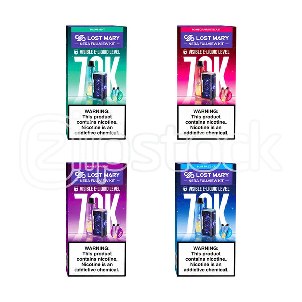 Lost Mary NERA Fullview 70K Vape Kit 24 mL Dual-Pod System | Turbo Mode Zistock Lost Mary NERA Fullview 70K Vape Kit 24 mL Dual-Pod System | Turbo Mode Zistock