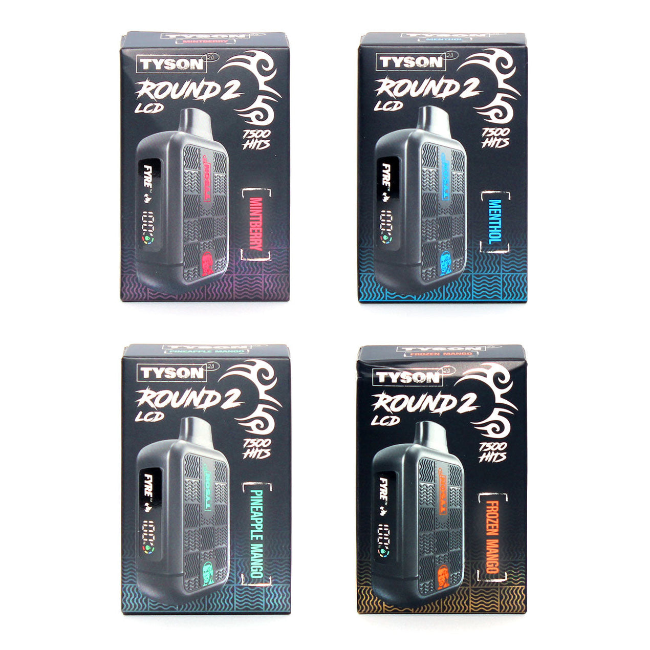 Tyson 2.0 Vape Disposable | Flavored eCigs by Mike Tyson Ziip Stock Tyson 2.0 Vape Disposable | Flavored eCigs by Mike Tyson Ziip Stock