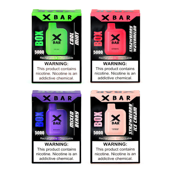 XBar Box 5000 Puffs Disposable Vape XBar Box 5000 Puffs Disposable Vape