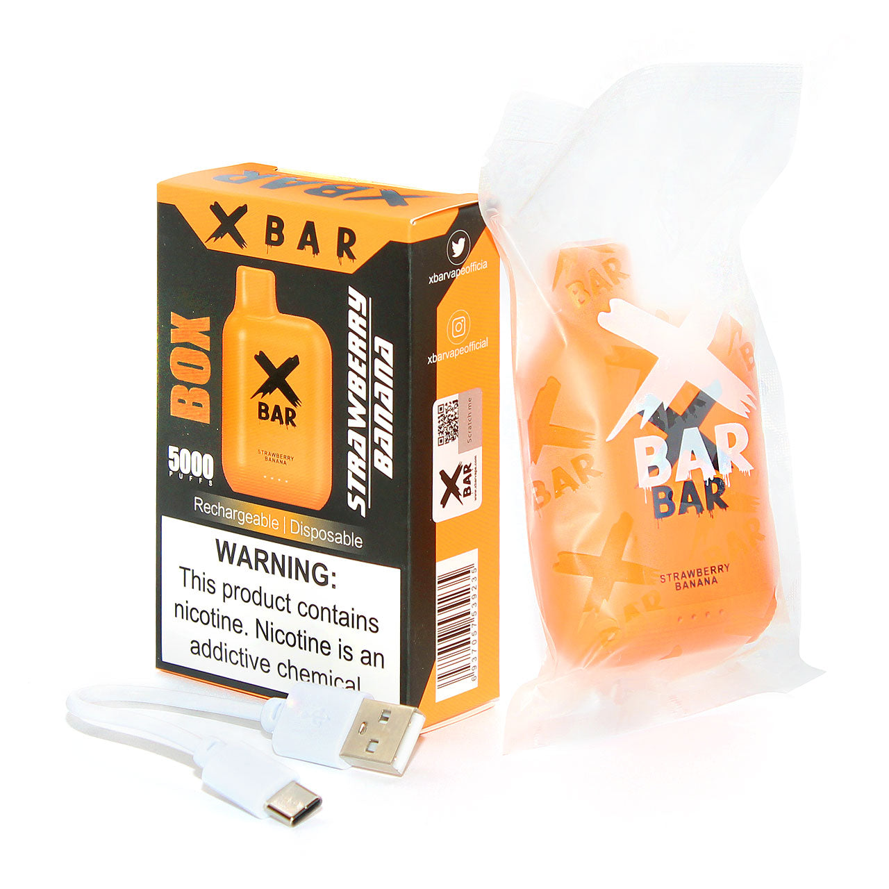 XBar Box 5000 Puffs Disposable Vape | 5% Nicotine eCig Ziip Stock XBar Box 5000 Puffs Disposable Vape | 5% Nicotine eCig Ziip Stock