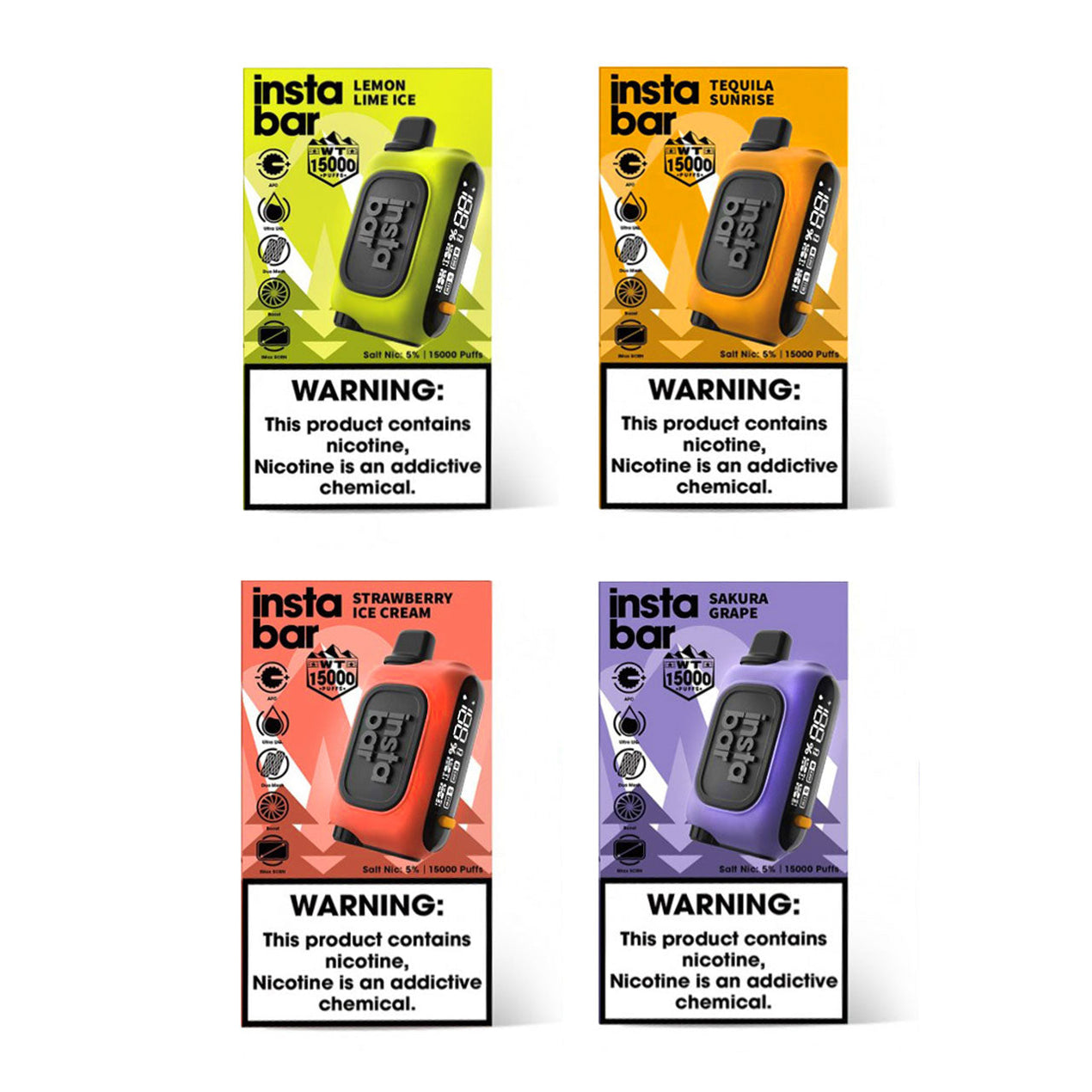 InstaBar Vape e-Cigs | Disposable Smart Vape by Insta Bar tagged "InstaBar" Zistock InstaBar Vape e-Cigs | Disposable Smart Vape by Insta Bar tagged "InstaBar" Zistock