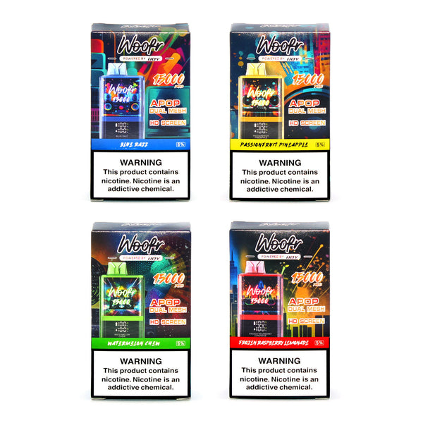 iJoy Woofr 15000 Puffs Vape | 15K Smart Vape Flavors  Ziip Stock