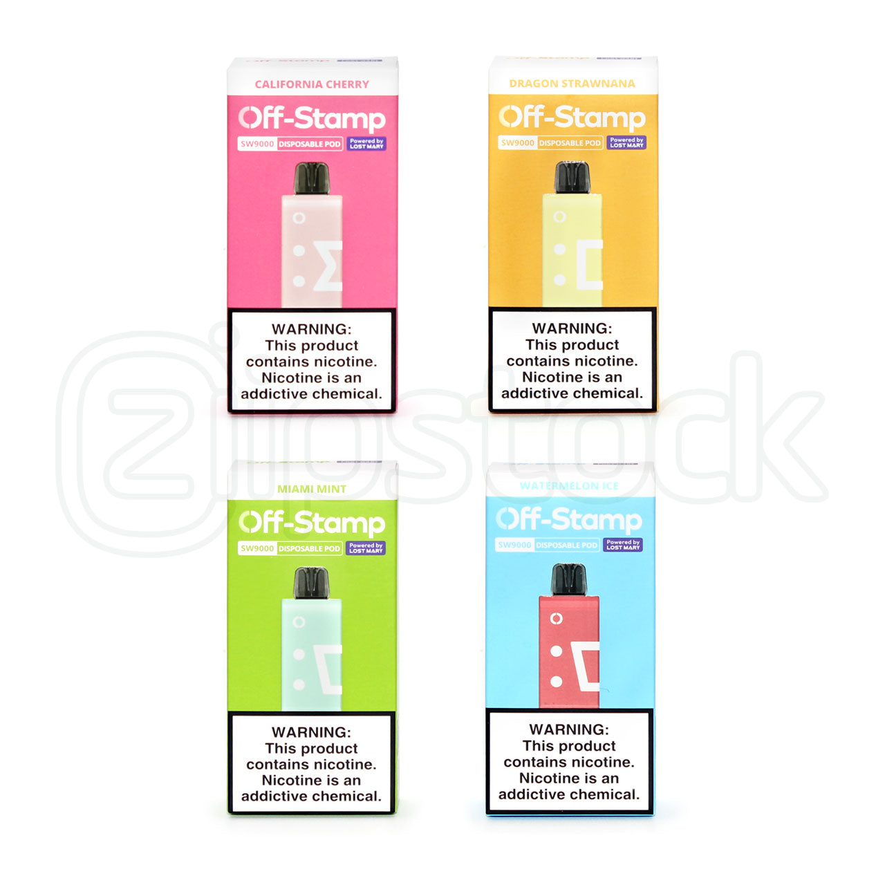 Off-Stamp SW9000 Vape | 9000 Puffs by Lost Mary | Kit & Disposable  Zistock