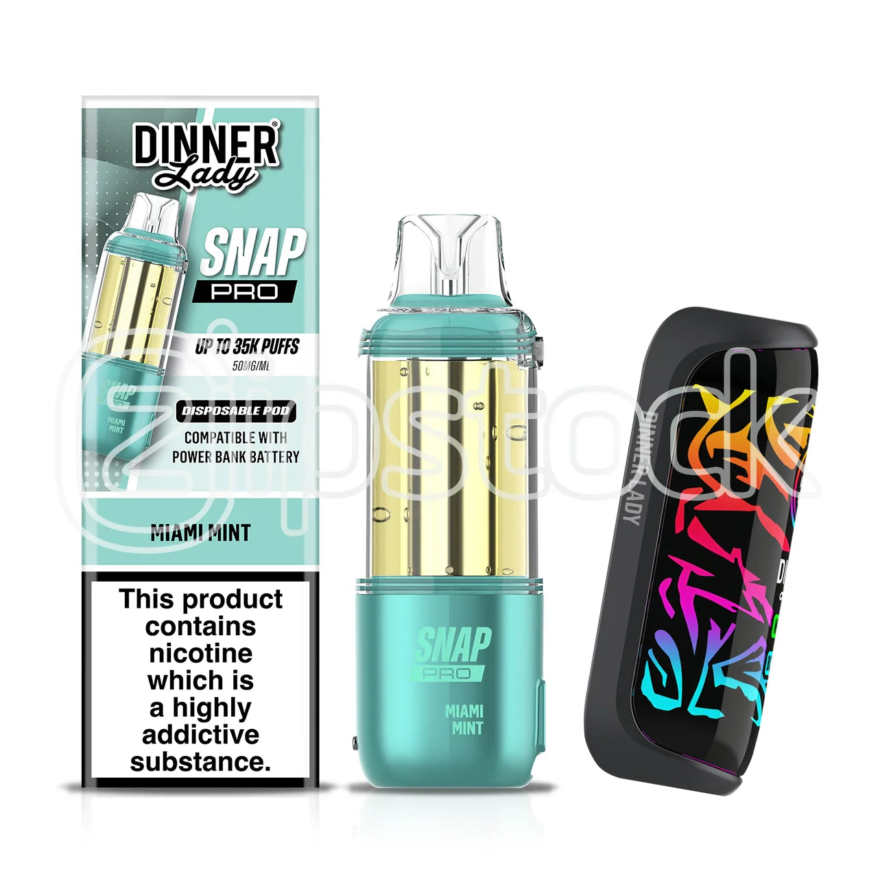 Dinner Lady Snap Pro 35K Kit & Pod Disposable Vape Zistock Dinner Lady Snap Pro 35K Kit & Pod Disposable Vape Zistock