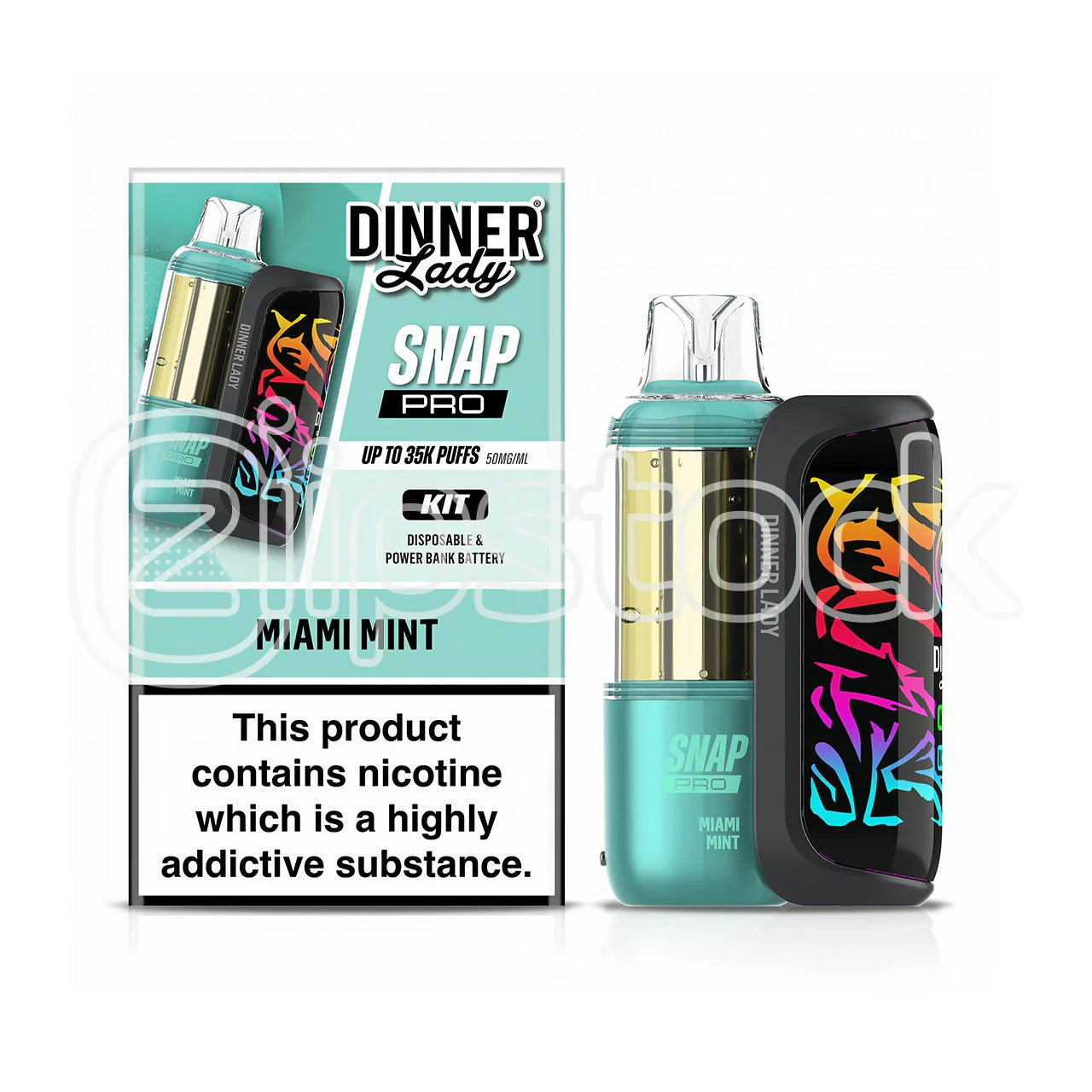 Dinner Lady Snap Pro 35K Kit & Pod Disposable Vape Zistock Dinner Lady Snap Pro 35K Kit & Pod Disposable Vape Zistock