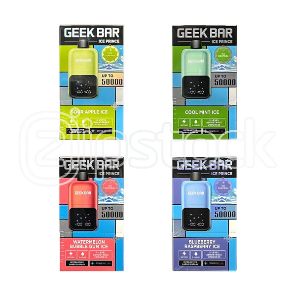 GEEK Bar Ice Prince 50K Puffs Disposable Vape 5% Nicotine Zistock GEEK Bar Ice Prince 50K Puffs Disposable Vape 5% Nicotine Zistock