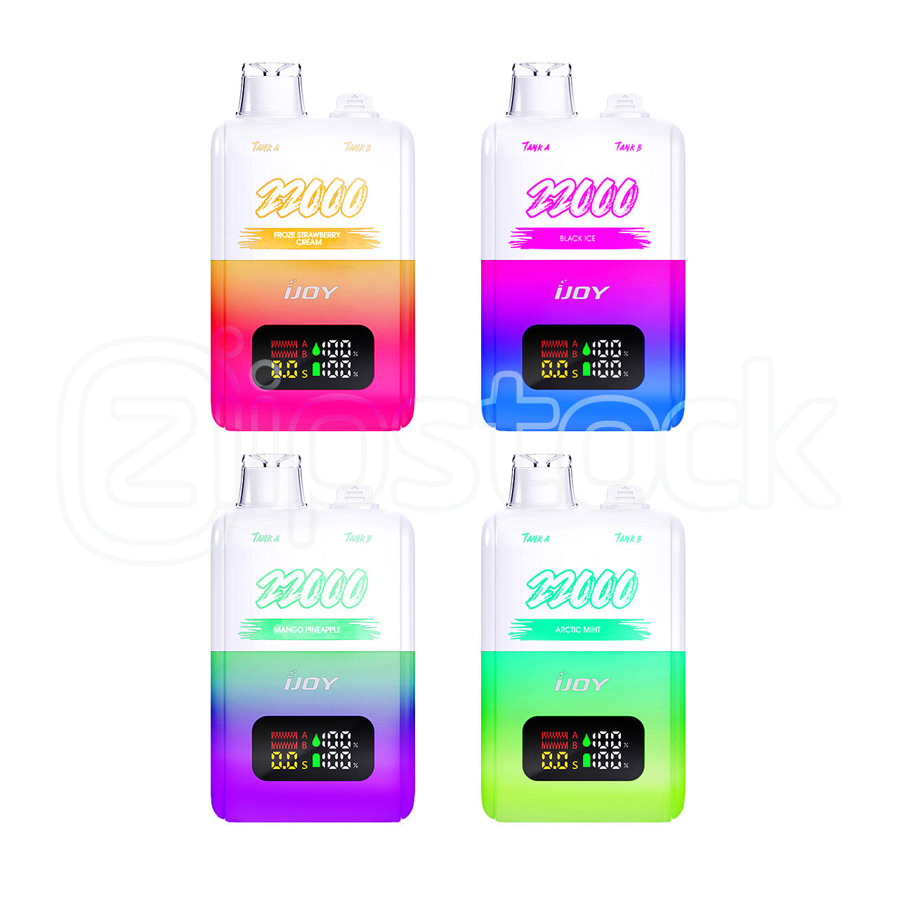 iJoy 22000 Puffs Two Tank Vape | Flavored Disposable SD22K Ziip Stock iJoy 22000 Puffs Two Tank Vape | Flavored Disposable SD22K Ziip Stock