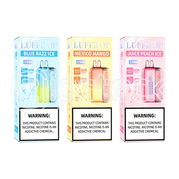 LUFFBAR CUE 60000 Puffs Vape 5% Nicotine Disposable  Zistock