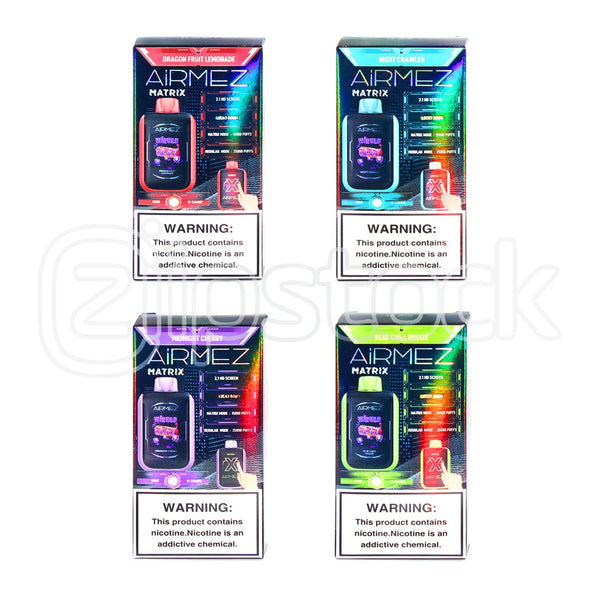 AiRMEZ Matrix X Touch 25000 Vape | Flavors Online Zistock AiRMEZ Matrix X Touch 25000 Vape | Flavors Online Zistock