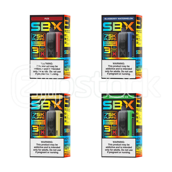 SBX 75000 Puffs Disposable 5% Metatine Vape Device | Shop Online