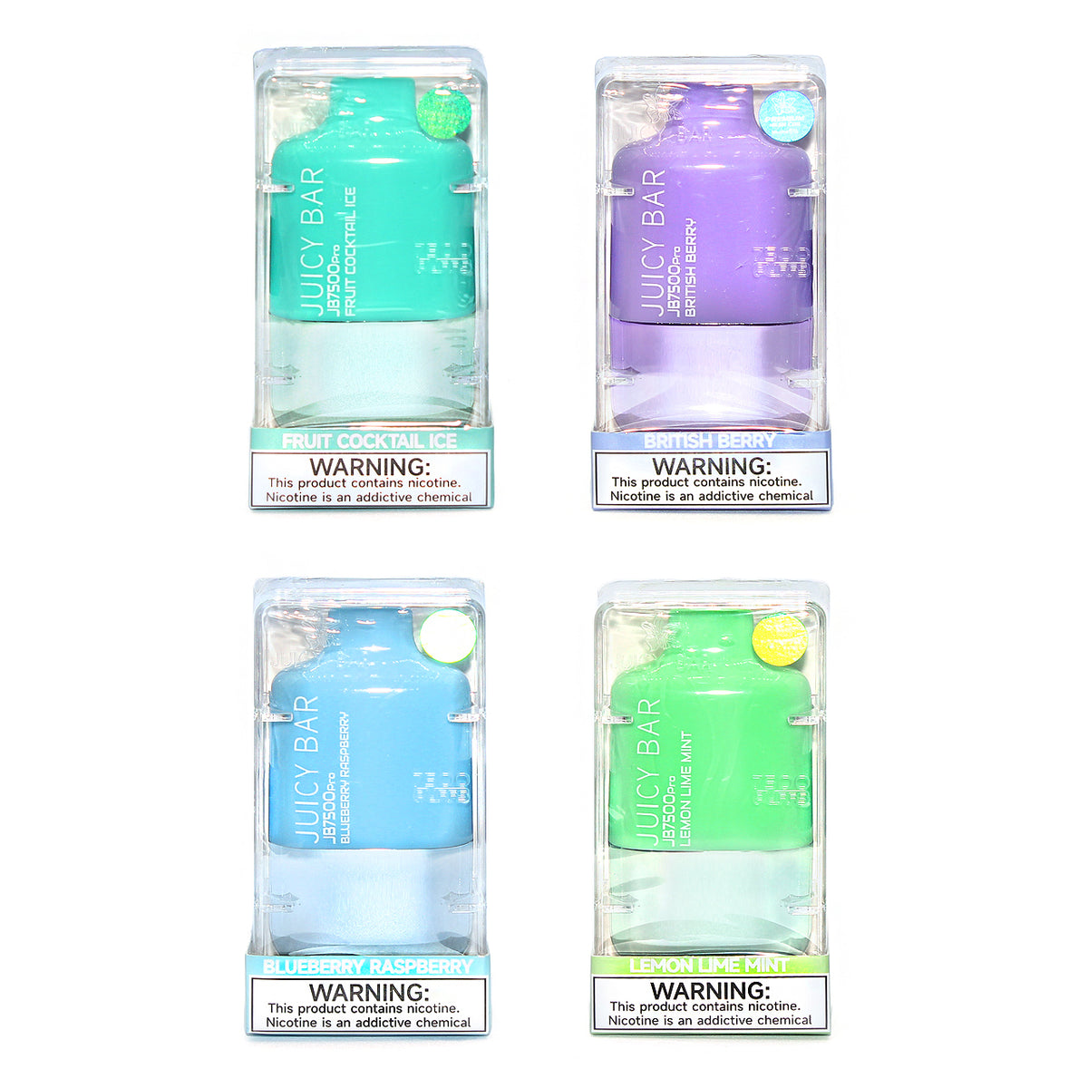 Juicy Bar PRO JB7500 Disposable Vape Flavors JuicyBar 7500 Puffs Ziip Stock