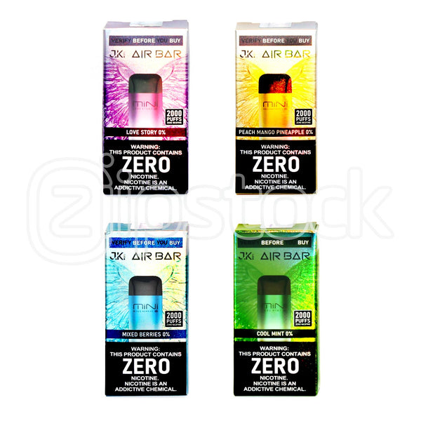 Air Bar Mini ZERO Nicotine 2000 Puffs Vape | AirBar Mini 0% Free