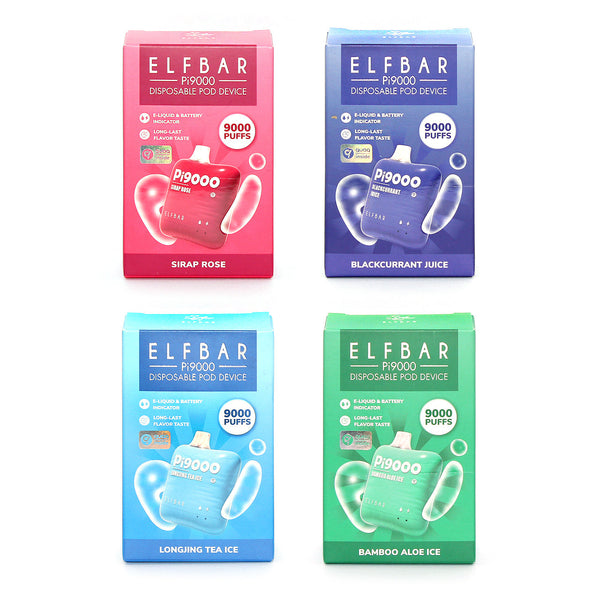 ELF BAR Pi9000 Disposable Pod Device by EBDesign Vape  Ziip Stock