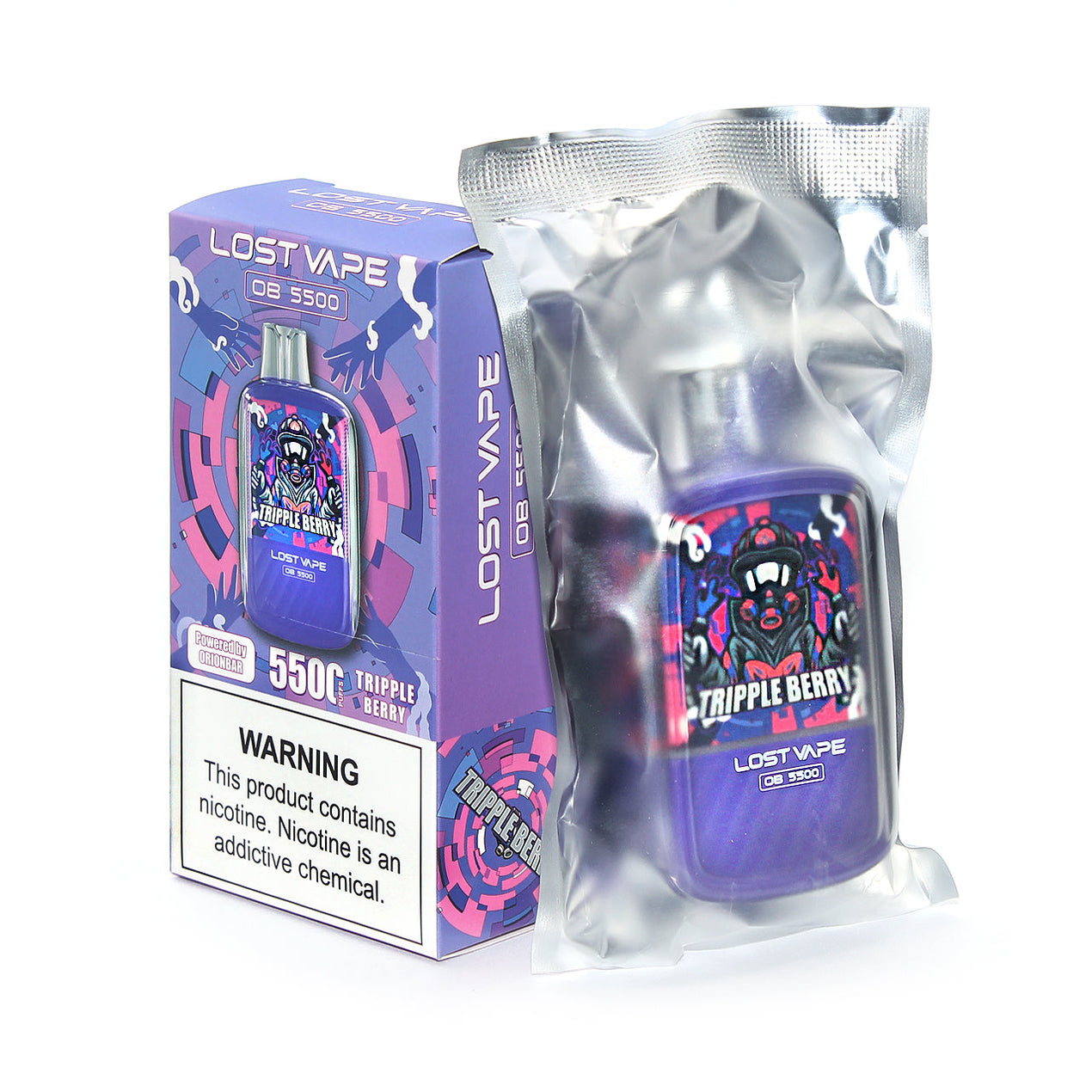 lost vape 5500 Triple Berry Lost Vape OB5500 Vape