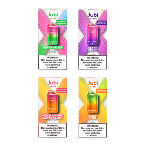 JUBI X6000 Puffs Rechargeable Vape