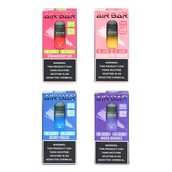 Air Bar ATRON Disposable Vape | 5000 Puffs | BPC Coil System Zistock Air Bar ATRON Disposable Vape | 5000 Puffs | BPC Coil System Zistock