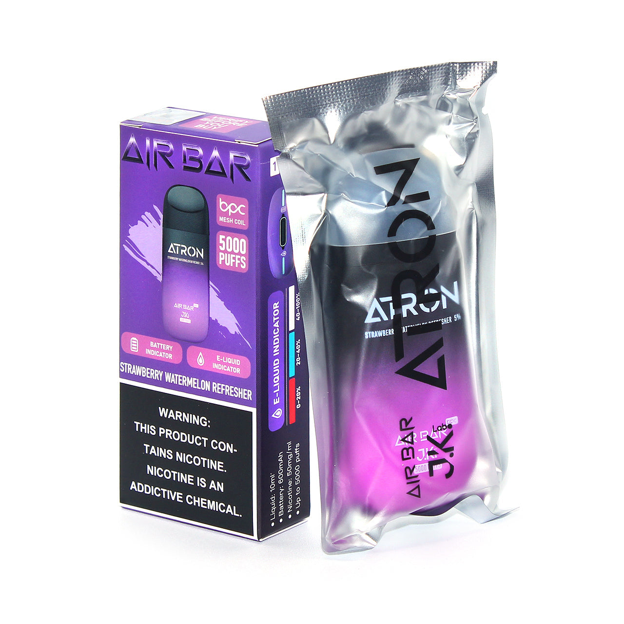 Air Bar ATRON Disposable Vape | 5000 Puffs | BPC Coil System Zistock Air Bar ATRON Disposable Vape | 5000 Puffs | BPC Coil System Zistock