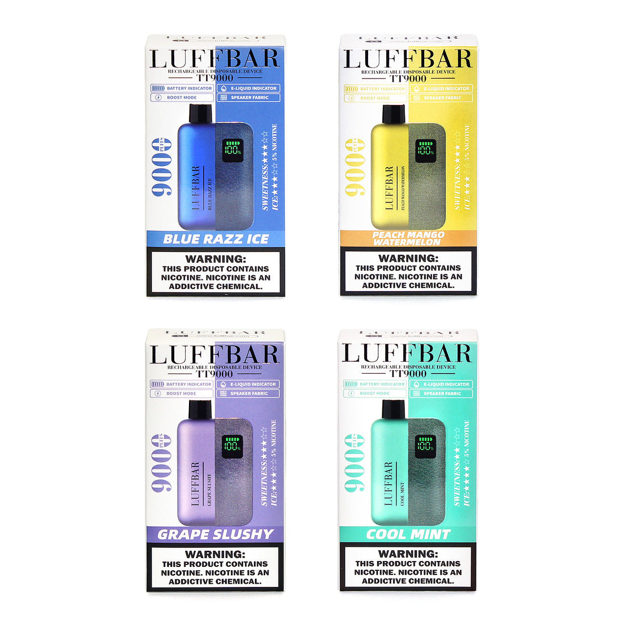 LuffBar Vape Disposable Rechargeable Devices | Online Store  tagged " LUFFBAR"  Zistock