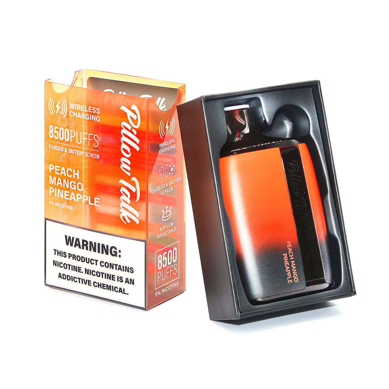 Pillow Talk 8500 Puffs Smart Vape | Wireless Rechargeable Zistock Pillow Talk 8500 Puffs Smart Vape | Wireless Rechargeable Zistock