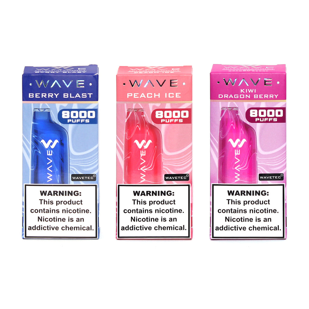 Wave 8000 Puff Disposable Vape by Wavetec | Flavors Online – Ziip Stock