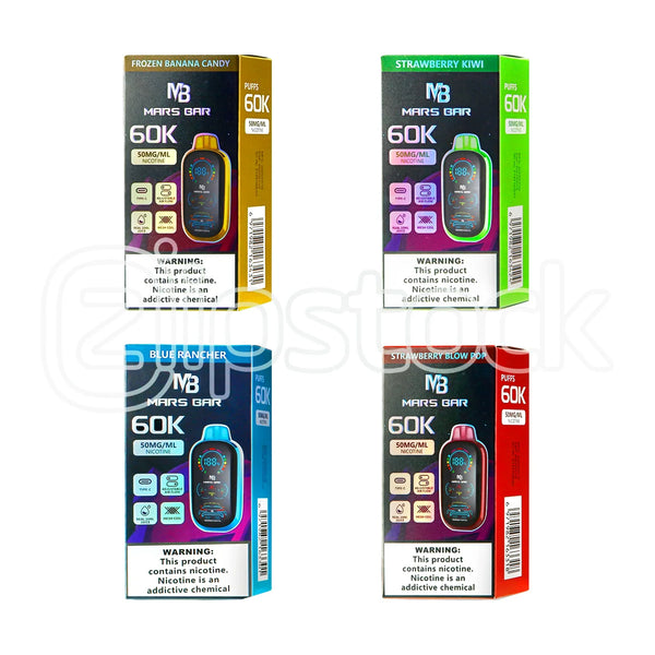 Mars Bar 60K Disposable Vape – Long-Lasting Power & Bold Flavors – Ziip  Stock