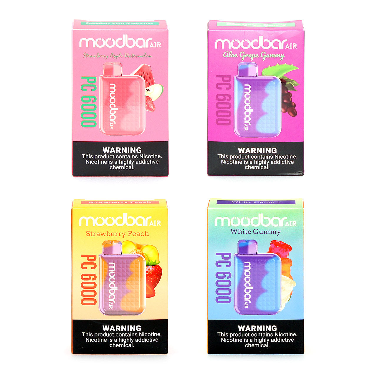 MoodBar Air PC 6000 Puff Color Edition Vape