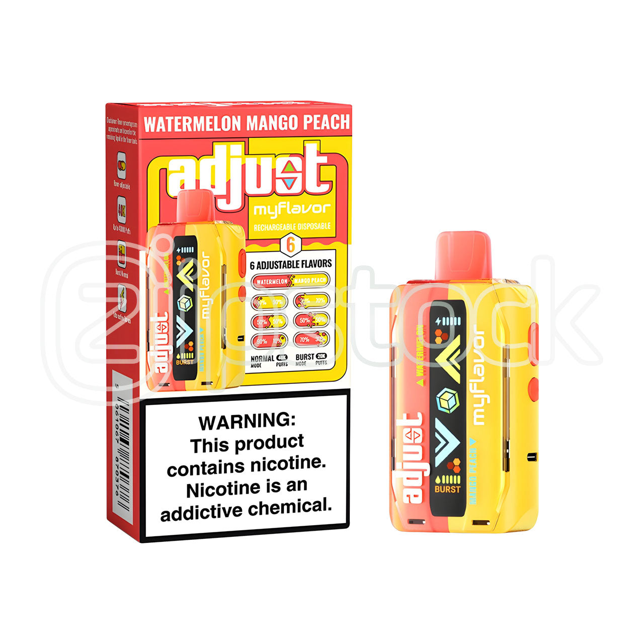Adjust myFlavor 40000 Disposable Vape - Rechargeable eCigs Zistock Adjust myFlavor 40000 Disposable Vape - Rechargeable eCigs Zistock
