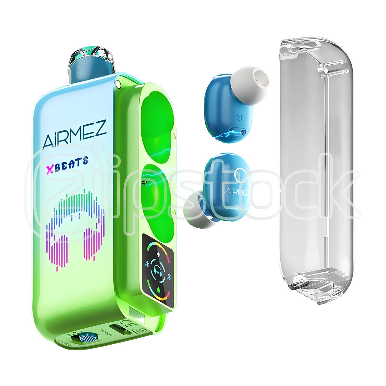 Airmez XBeats 40000 Earphone Vape Bluetooth Earbuds Ziip Stock